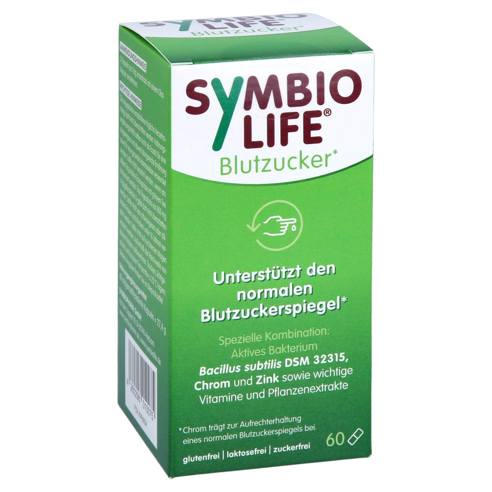 SYMBIOLIFE Blutzucker Bakterienstämme und Chrom 60 St