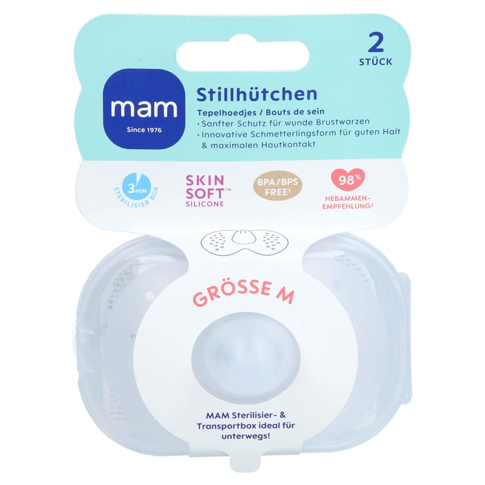 MAM Stillhütchen Gr.M 2 St