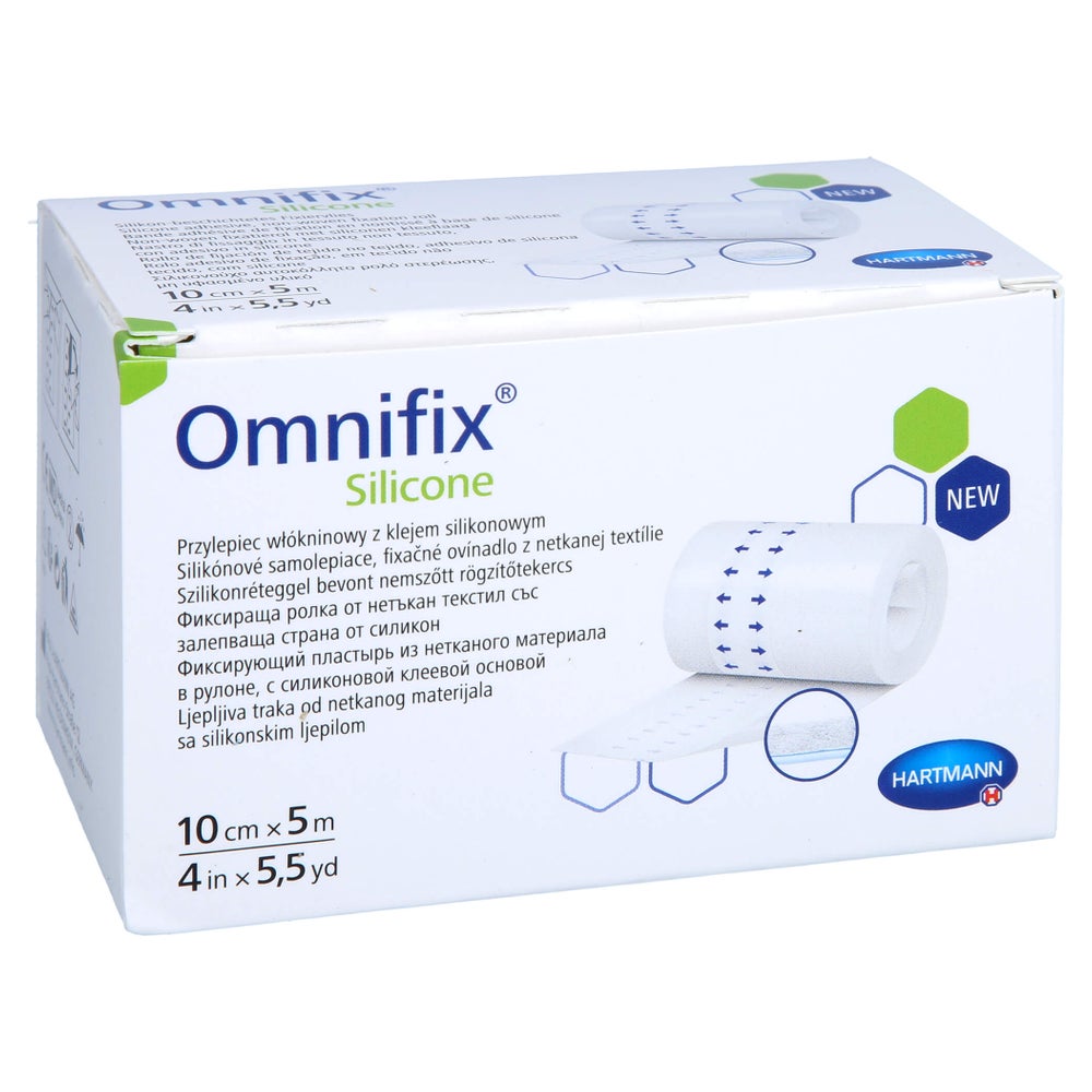Omnifix Silicone Fixiervlies 10 cmx5 m 1 St