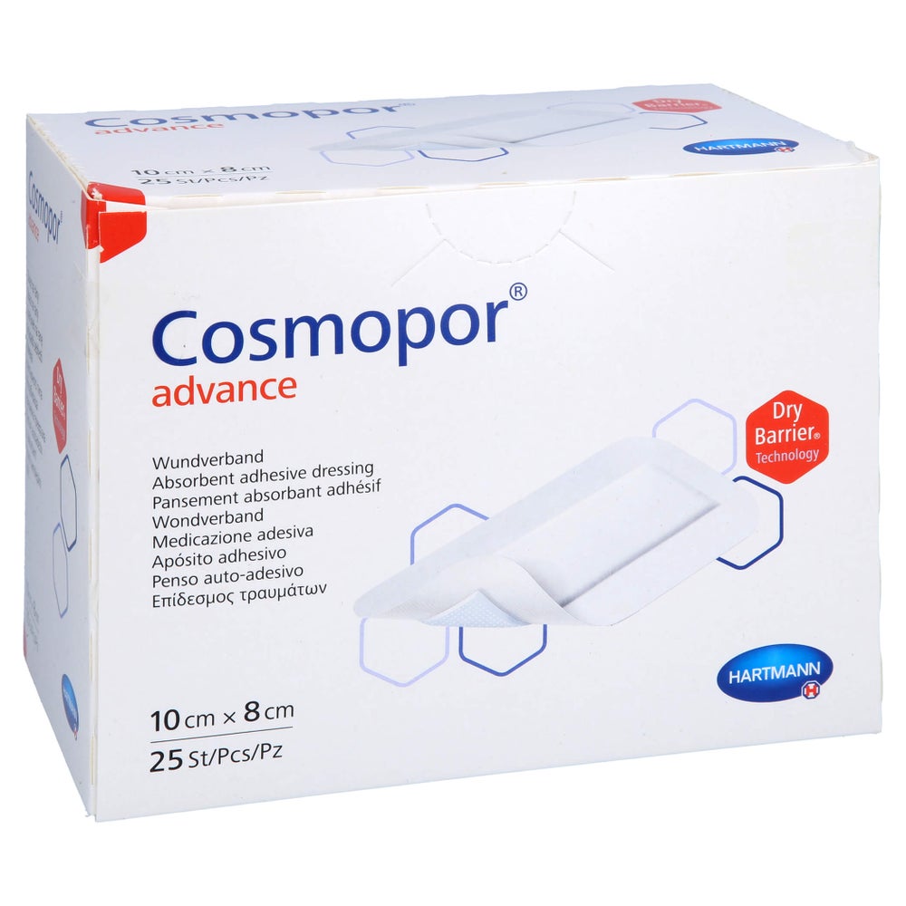 Cosmopor Advance Wundverband 8x10 cm 25 St