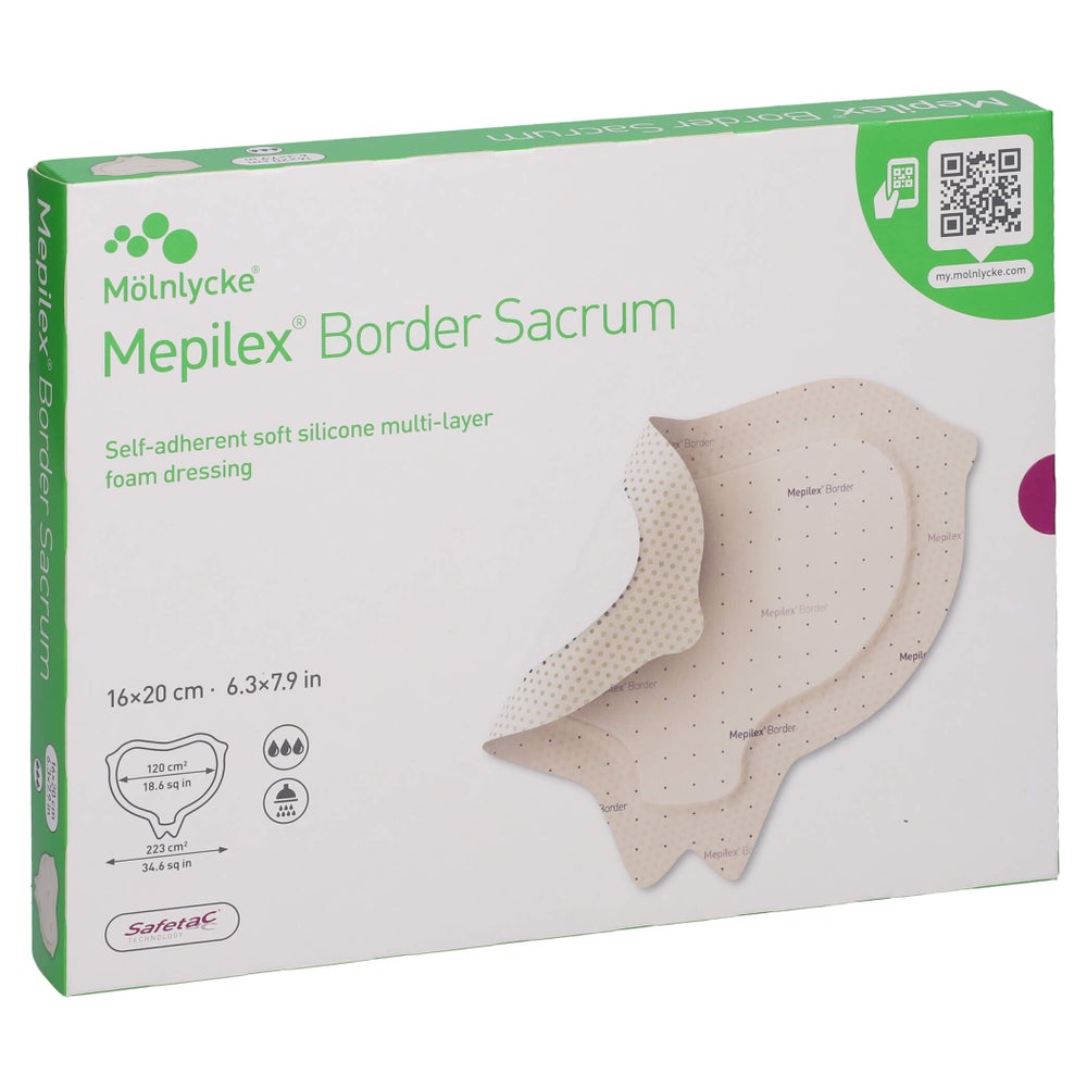 Mepilex Border Sacrum Schaumverb.16x20 c 5 St