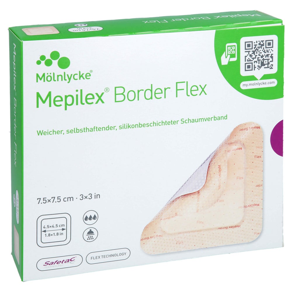 Mepilex Border Flex Schaumverb.haft.7,5x 10 St