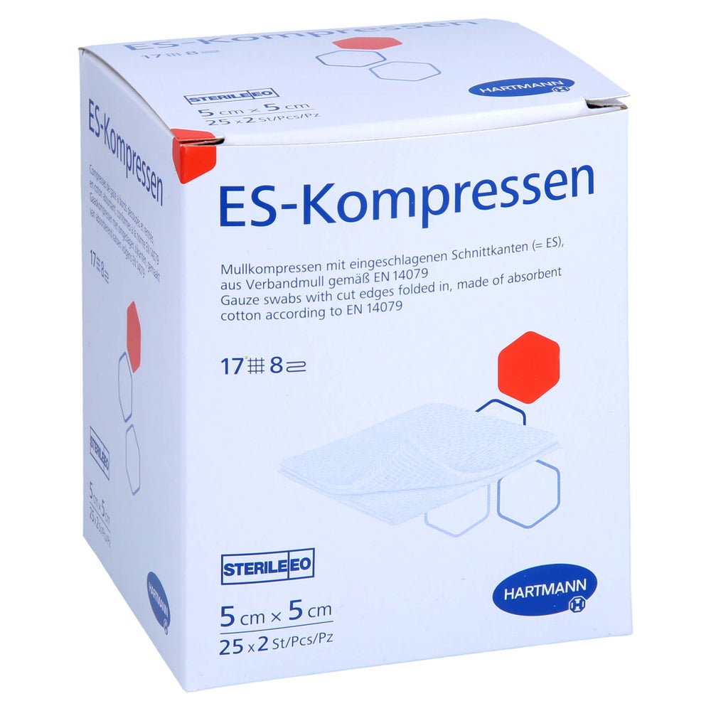 Es-kompressen Steril 5x5 cm 8fach 25X2 St