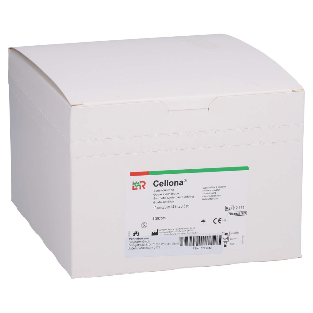 Cellona Synthetikwatte Steril 10 cmx3 m 8 St