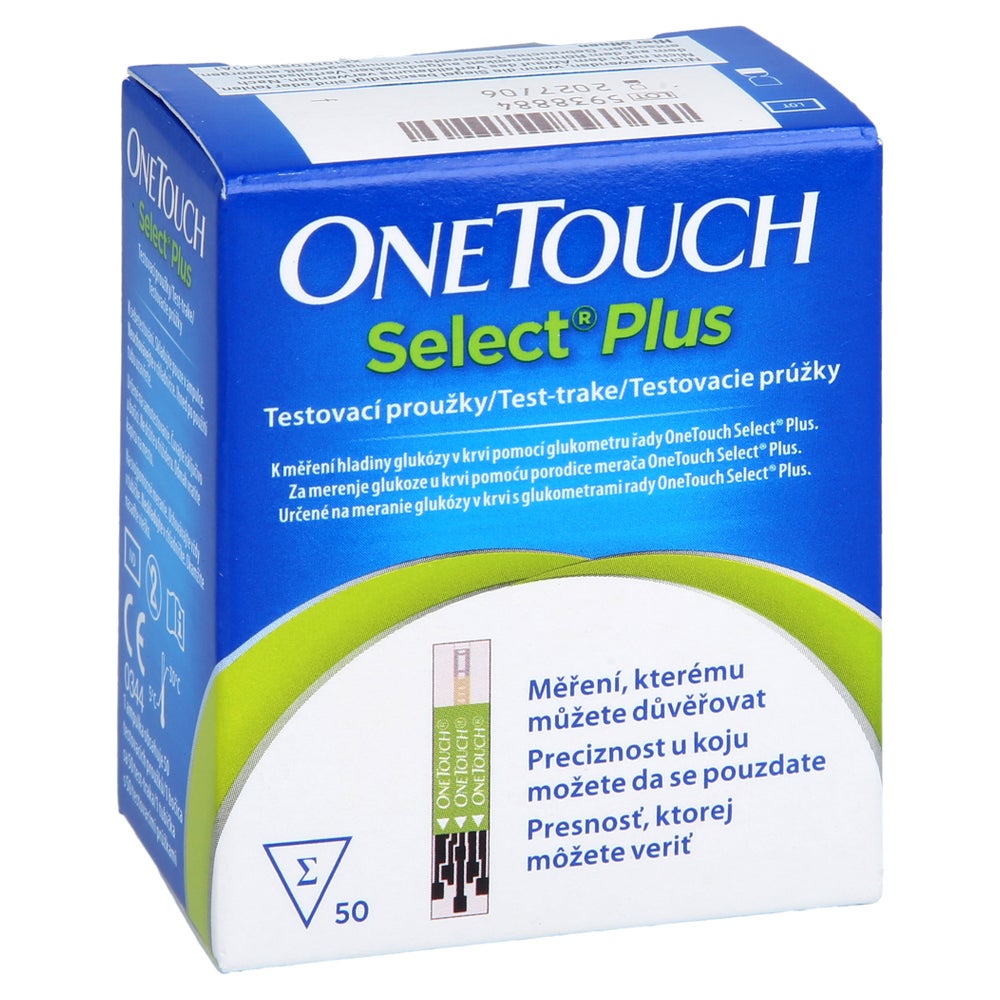 One Touch Select Plus Blutzucker Teststreifen 50 St