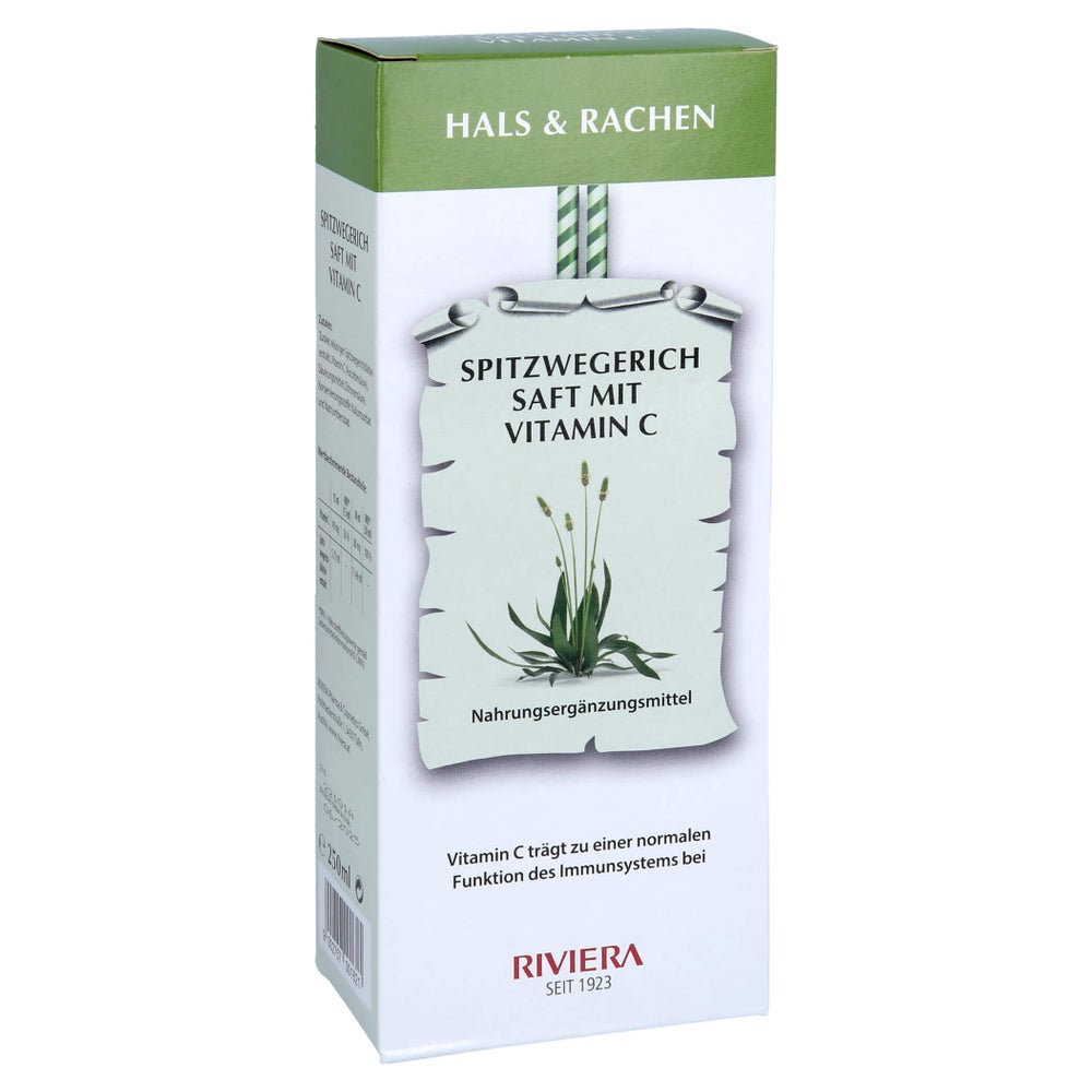 Riviera Spitzwegerich Saft mit Vitamin C 250 ml