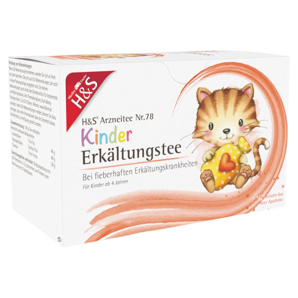 H&S Kinder Erkältungstee Filterbeutel 20X1,5 g