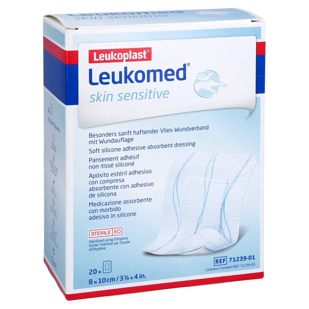 Leukomed skin Sensitive steril 8x10 cm 20 St