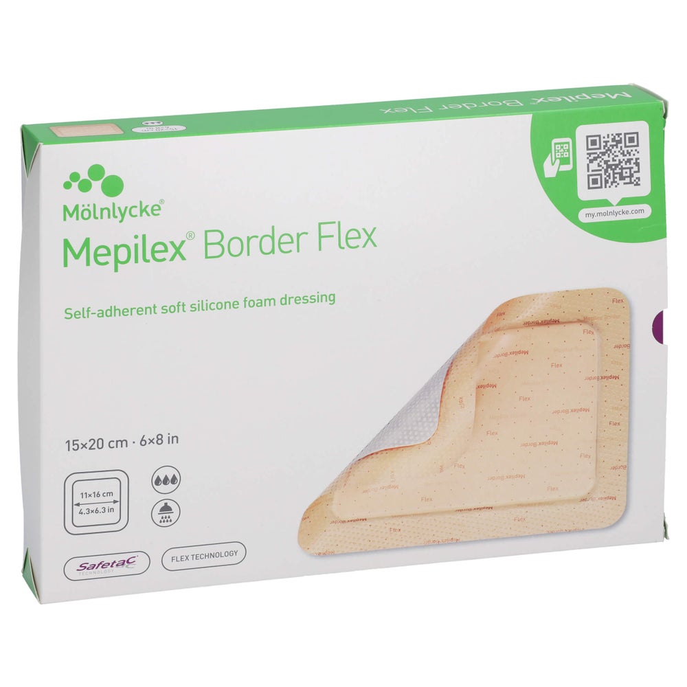 Mepilex Border Flex Schaumverb.haft.15x20cm 10 St