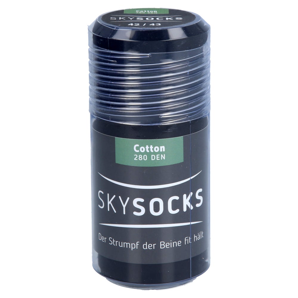 Skysocks Cotton 280den AD 42/43 black 2 St