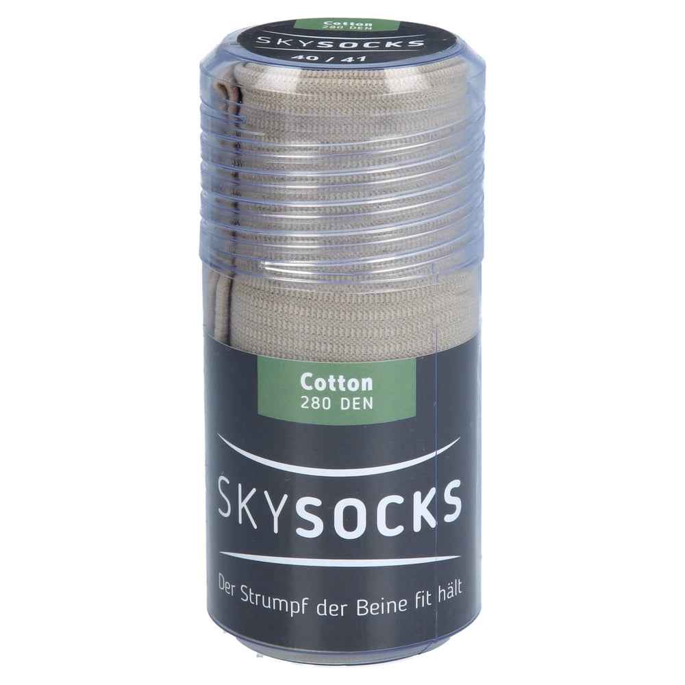 Skysocks Cotton 280den AD 40/41 sand 2 St