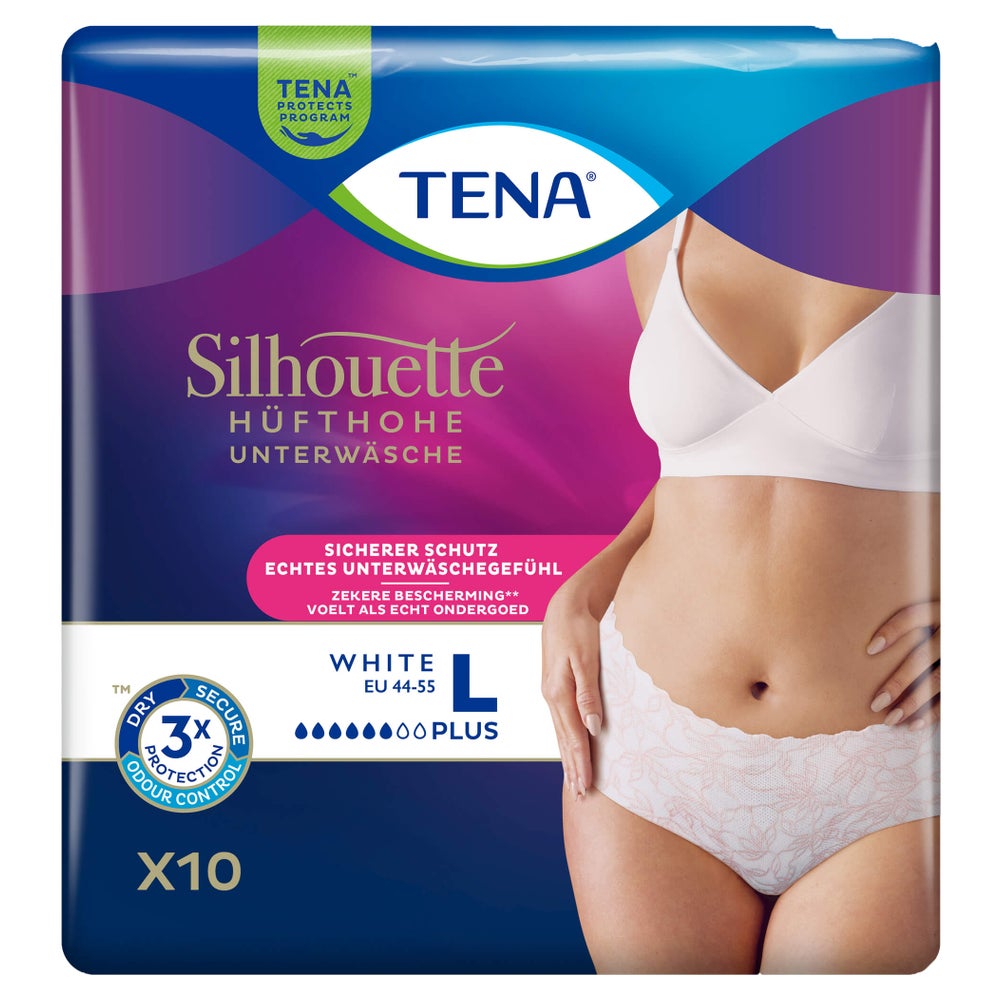 Tena Silhouette Plus White L Inkontinenz Pants 2X10 St