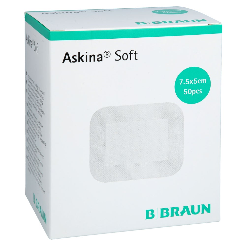 Askina Soft Wundverband 5x7,5 cm steril 50 St