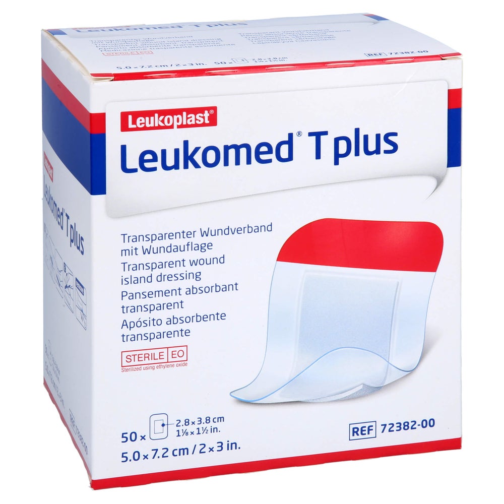 Leukomed Transp.plus Sterile Pflaster 5x 50 St