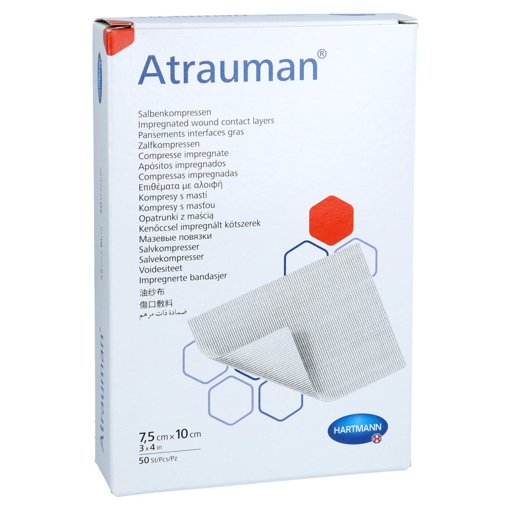 Atrauman 7,5x10 cm steril Kompressen 50 St