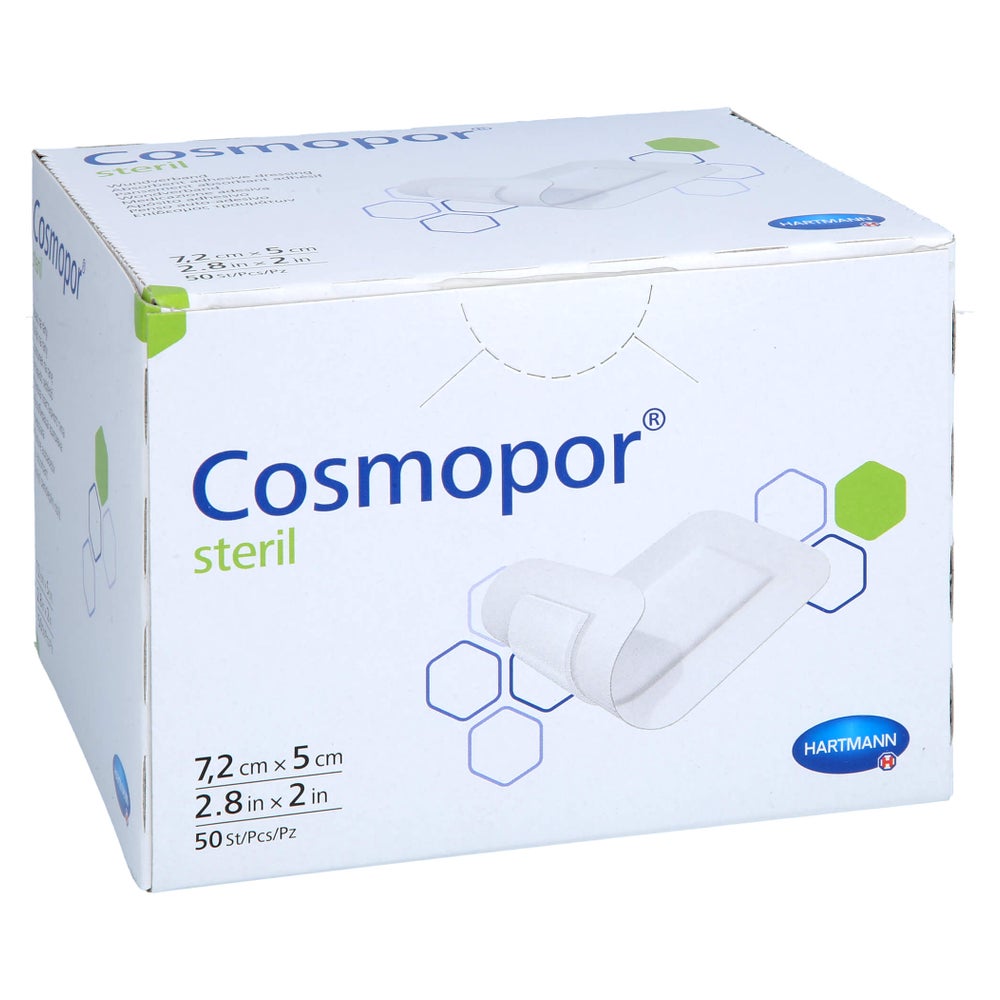 Cosmopor Steril Wundverband 5x7,2 Cm 50 St