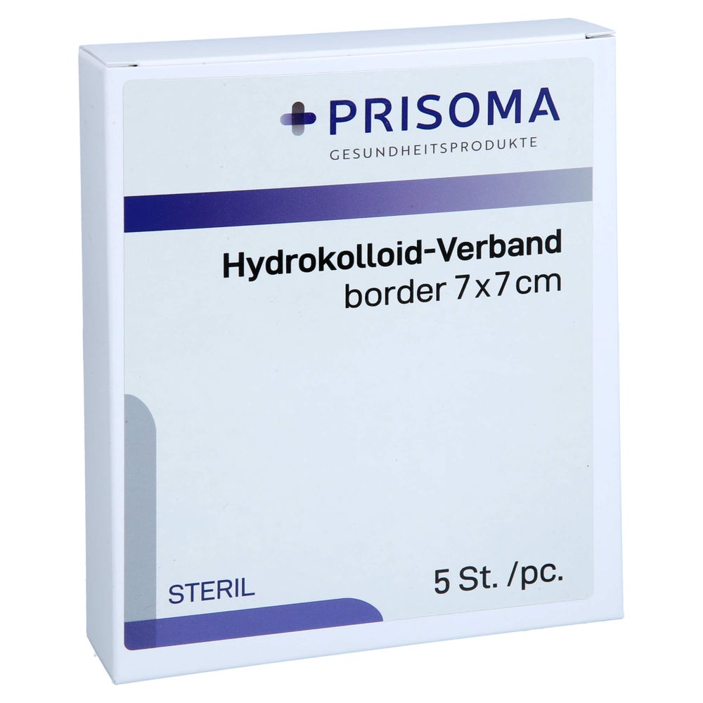 Hydrokolloid-verband Border 7x7 cm 5 St