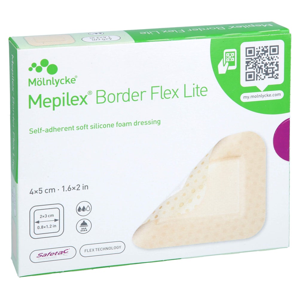 Mepilex Border Flex Lite Schaumverband 4x5 Cm 10 St