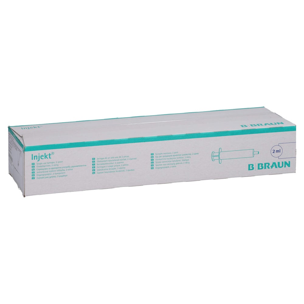 Braun Injekt Spritze 2 ml LL zentrisch P 100X2 ml