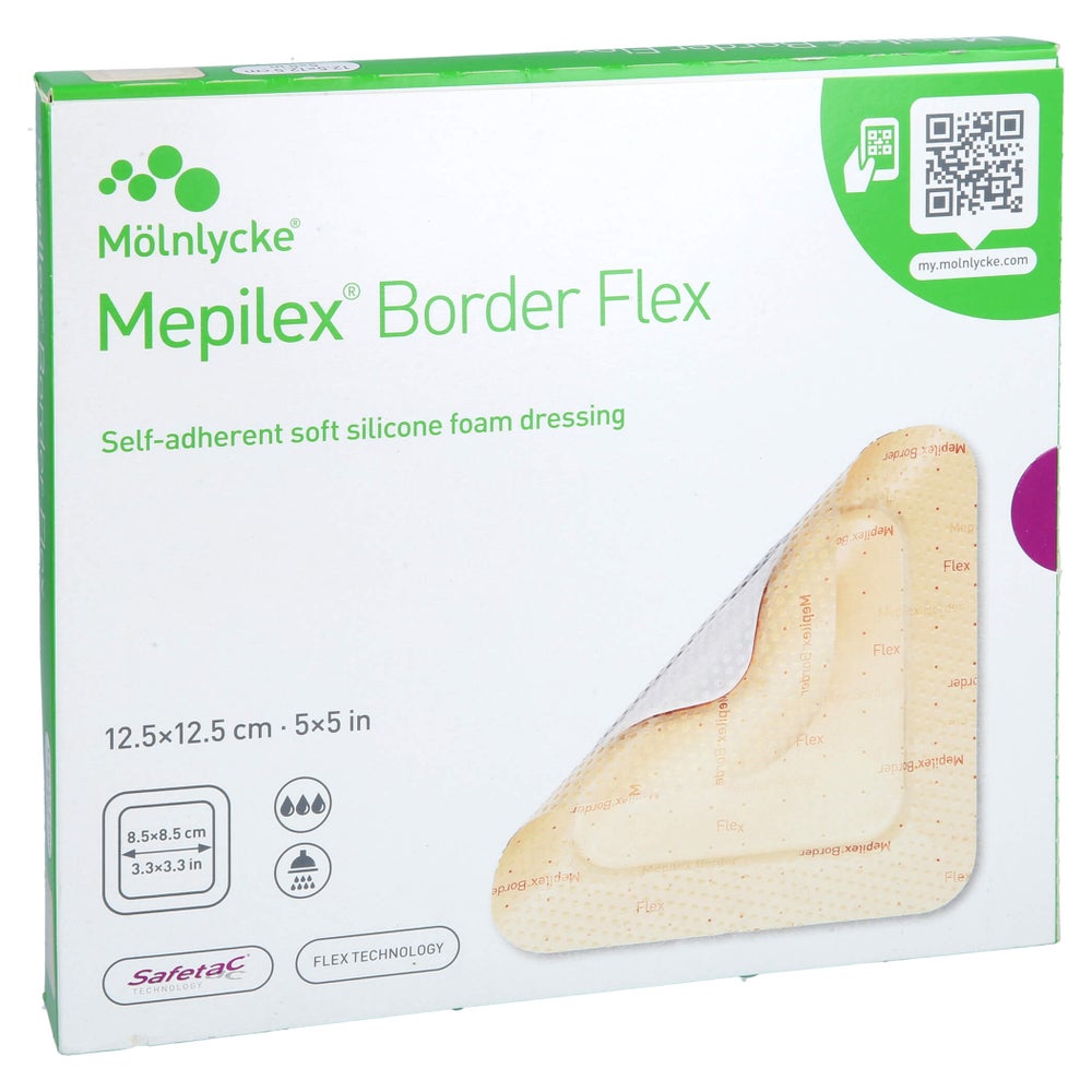 Mepilex Border Flex Schaumverb.haft.12,5 5 St
