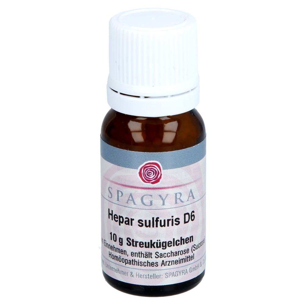 Hepar Sulfuris D 6 Globuli 10 g