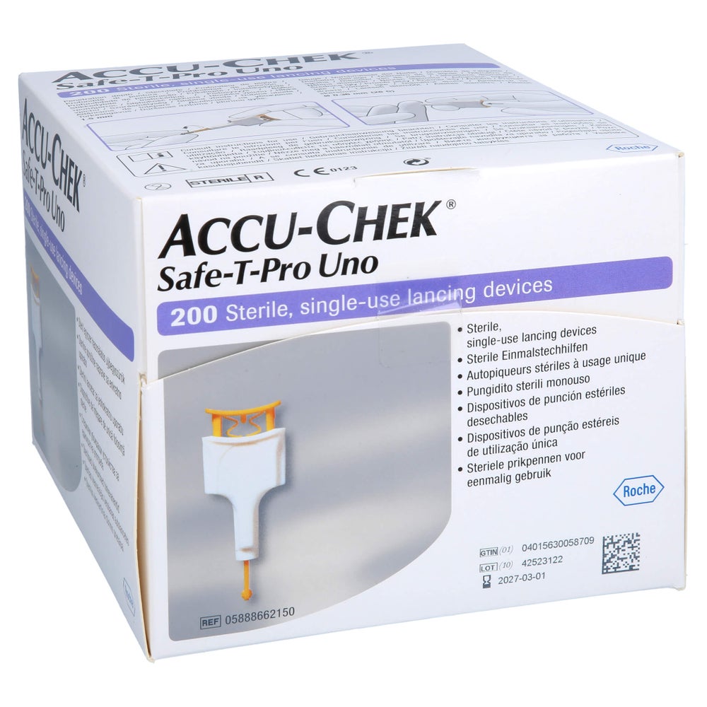 Accu-chek Safe T Pro Uno II Lanzetten 200 St