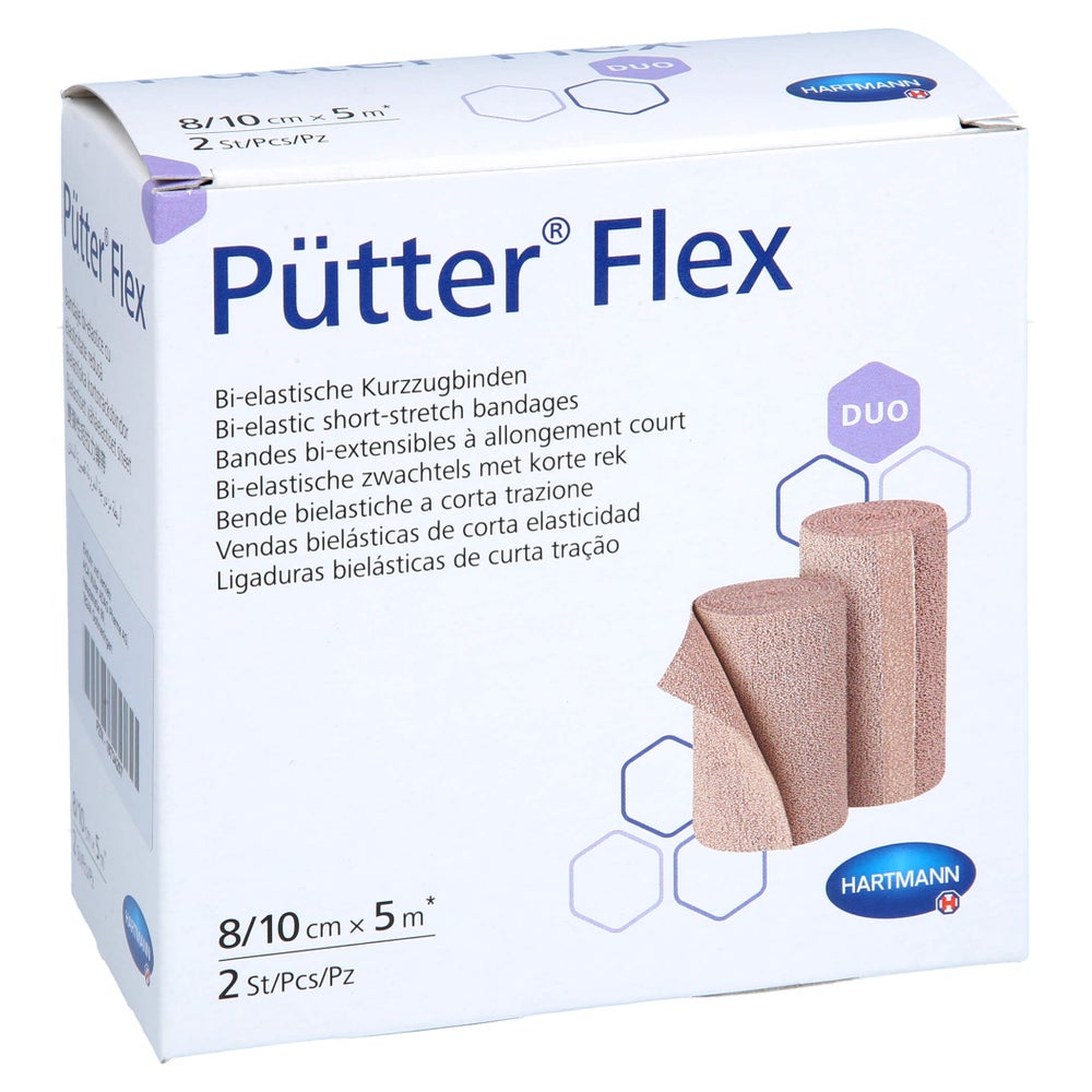 Pütter Flex Duo Binde 8/10cmx5m 2 St