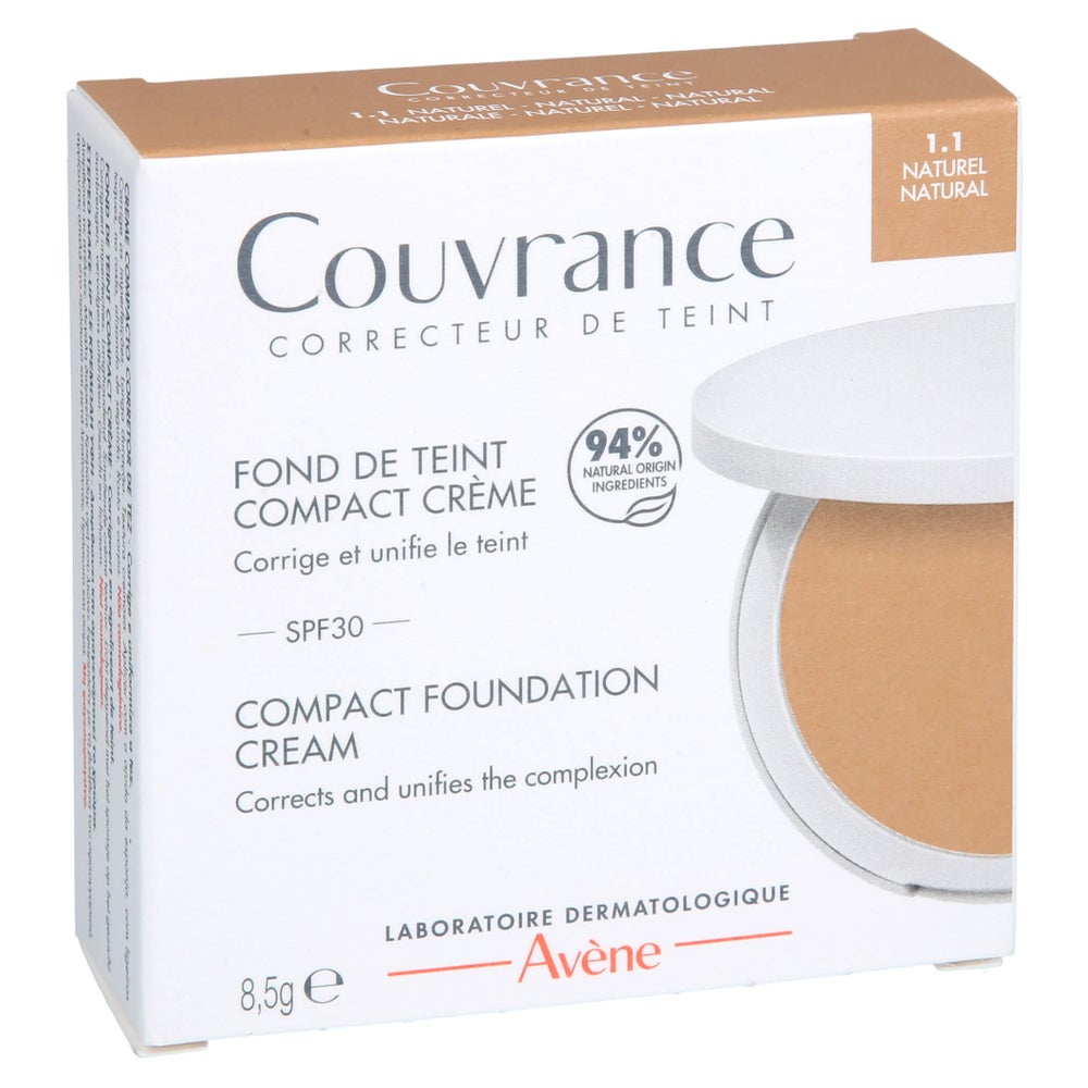 Avene Couvrance Kompakt Creme-make-up Naturel 1.1 8,5 g