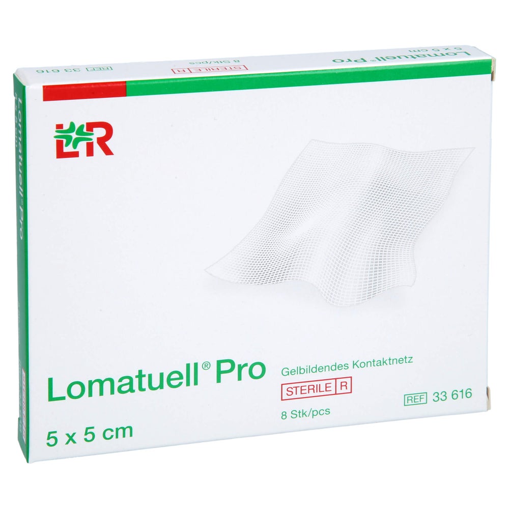 Lomatuell Pro 5x5 cm steril 8 St