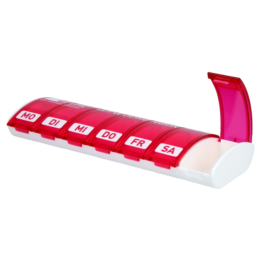 Wepa 1x7 Wochenbox Pink/uv-schutz+ 1 St