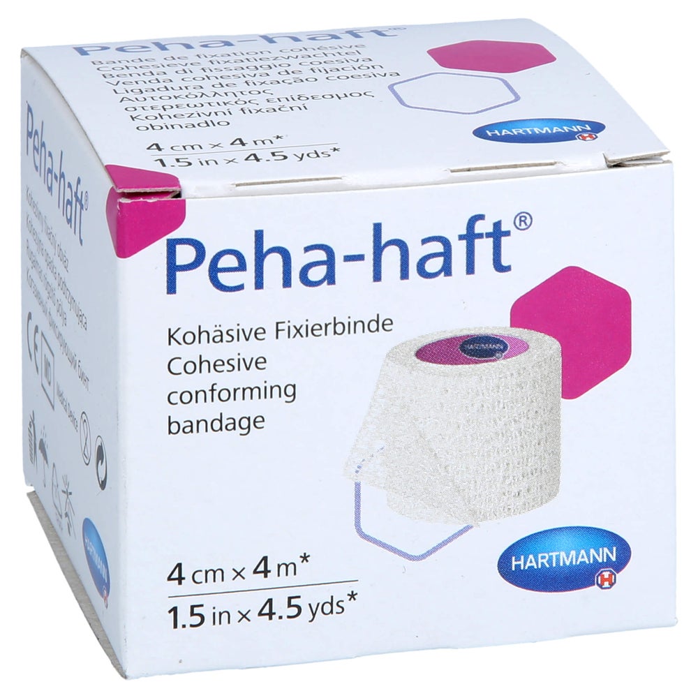 Peha-haft Fixierbinde Latexfrei 4cm X 4m 1 St
