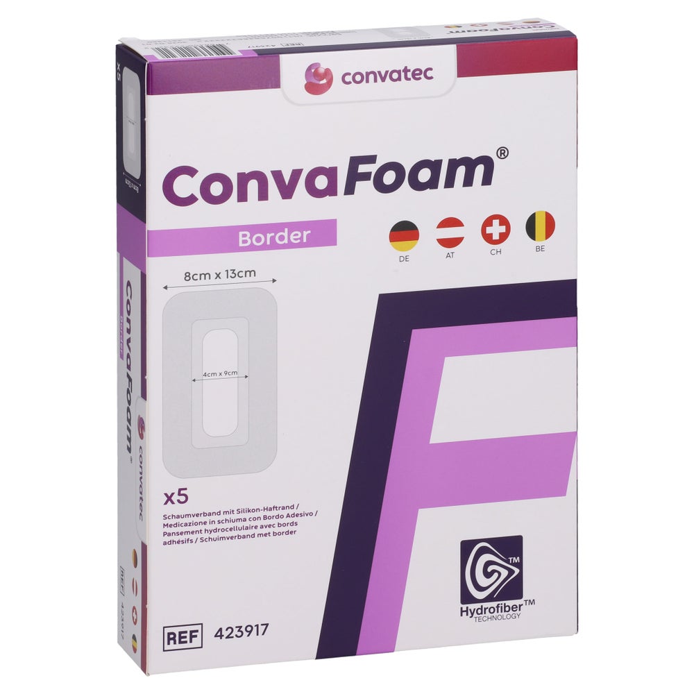 Convafoam Schaumverband Border 8x13 Cm 5 St