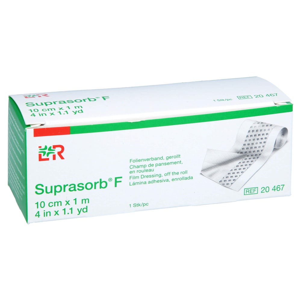 Suprasorb F Folien Wundverb.10 cmx1 m un 1 St