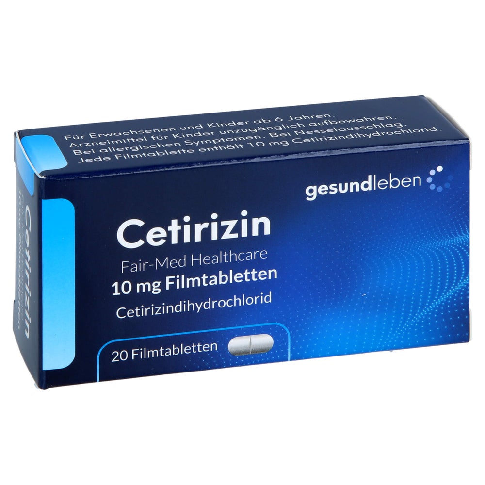 Cetirizin Fair-med Healthcare 10 mg Film 20 St