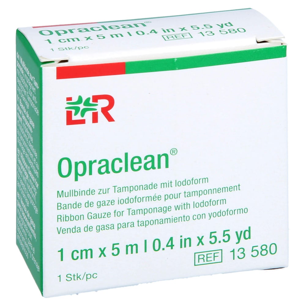 Opraclean Mullbinde Z.tampon.m.jodoform 1 Cmx5 M 1 St