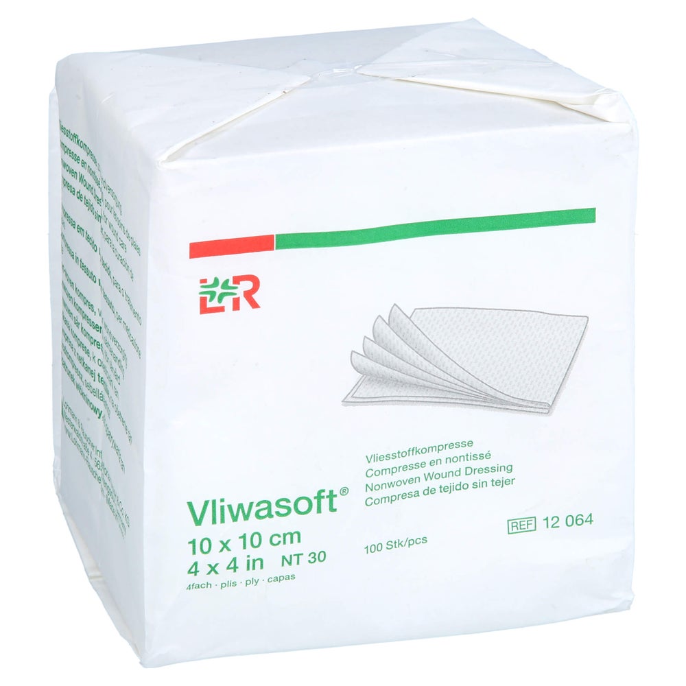 Vliwasoft Vlieskompressen Unsteril 10x10 100 St