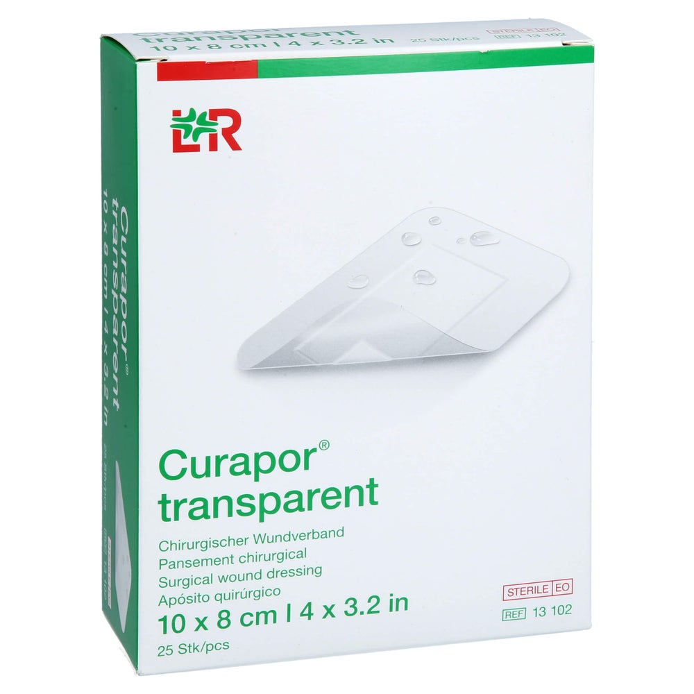 Curapor Wundverband Steril transparent 8 25 St