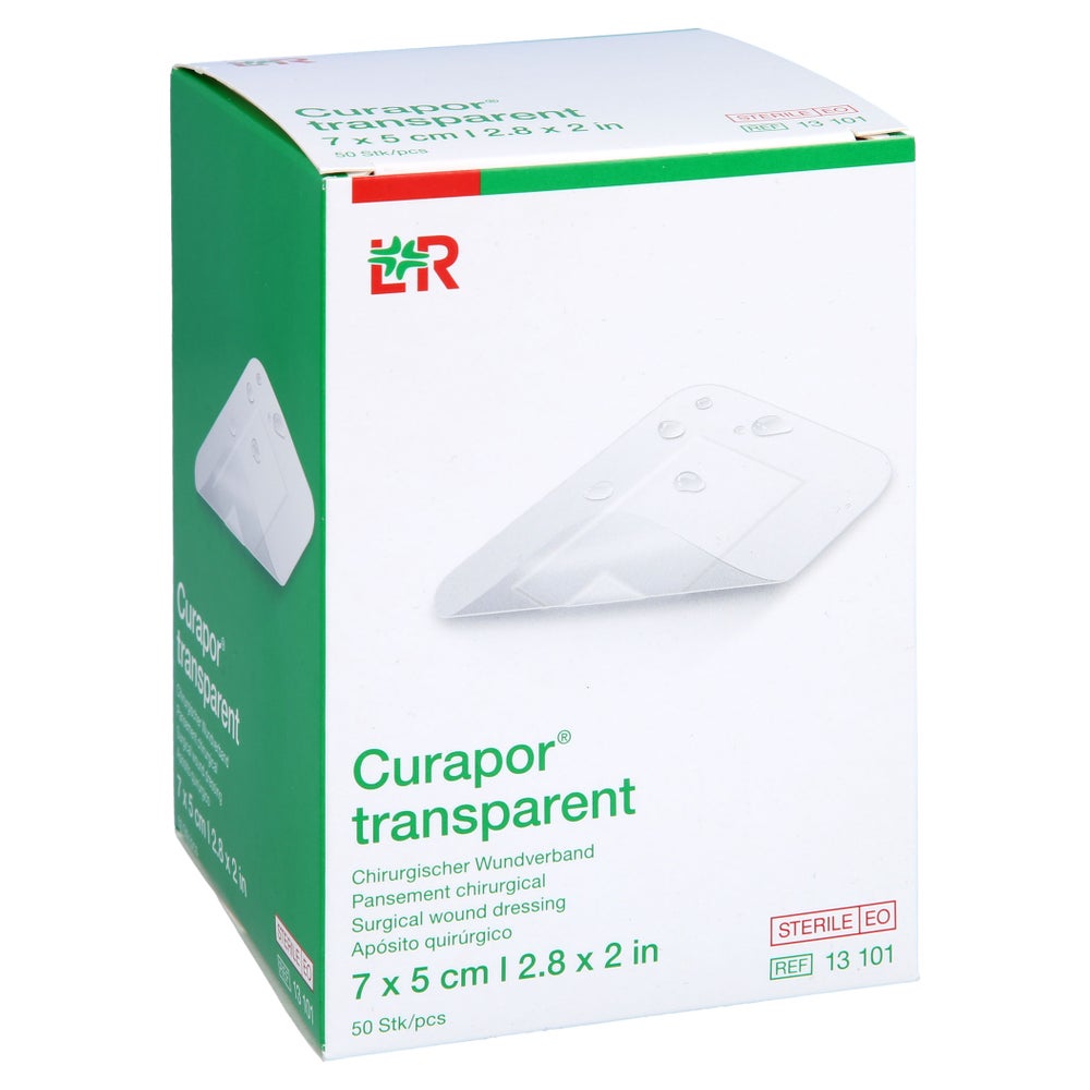 Curapor Wundverband Steril transparent 5 50 St