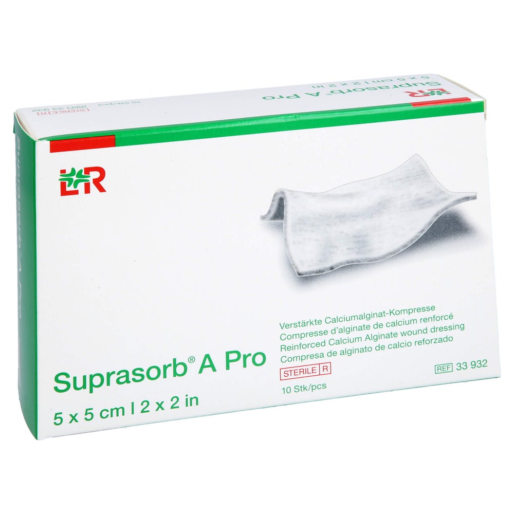 Suprasorb A Pro Calciumalginat Kompr.5x5 Cm 10 St