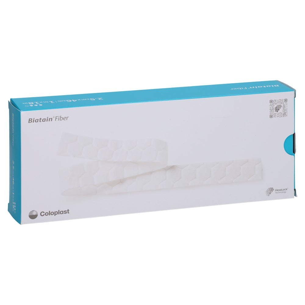 Biatain Fiber 2,5x46 Cm Faserverband Tamponade 10 St