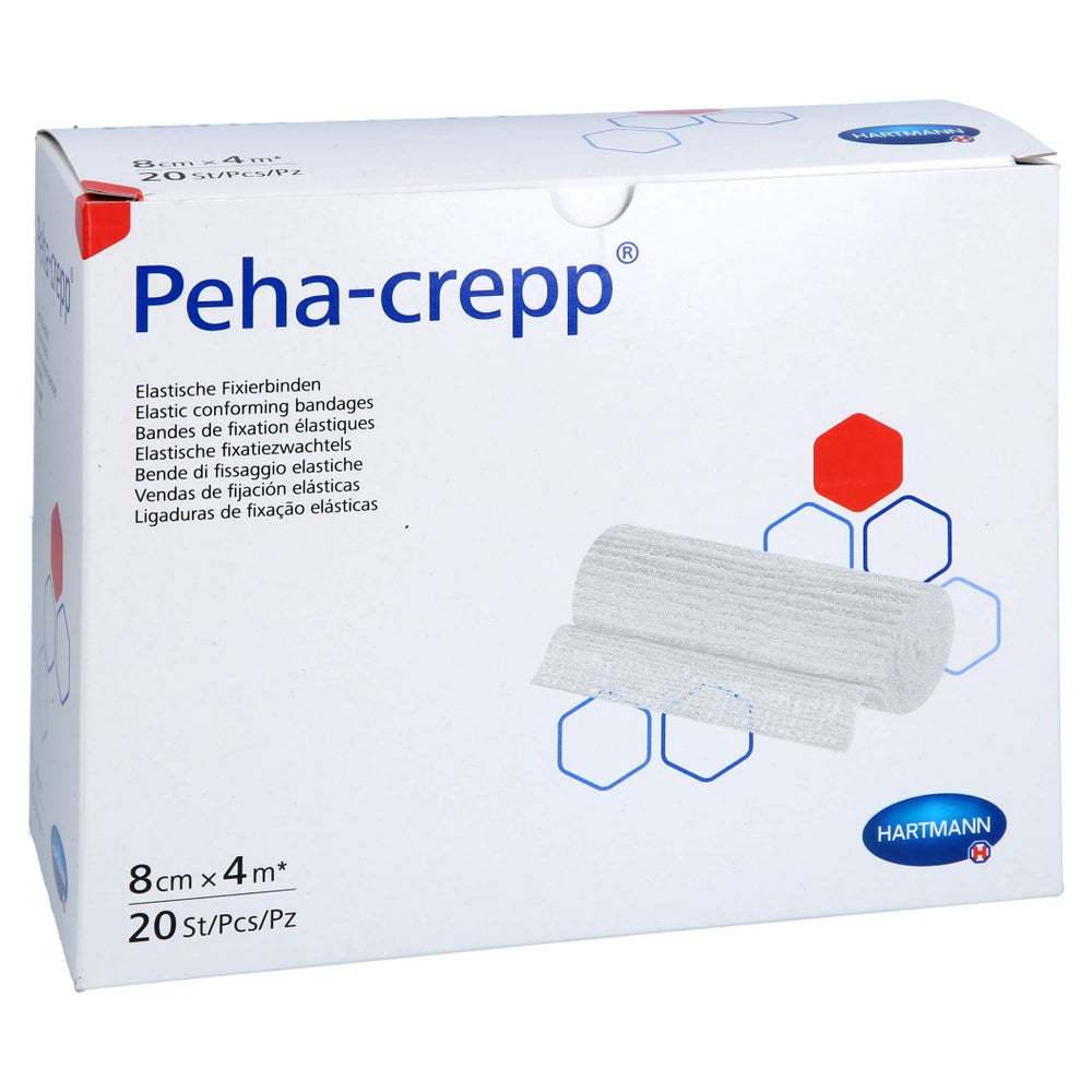 PEHA Crepp Fixierbinde 8 cmx4 m 20 St