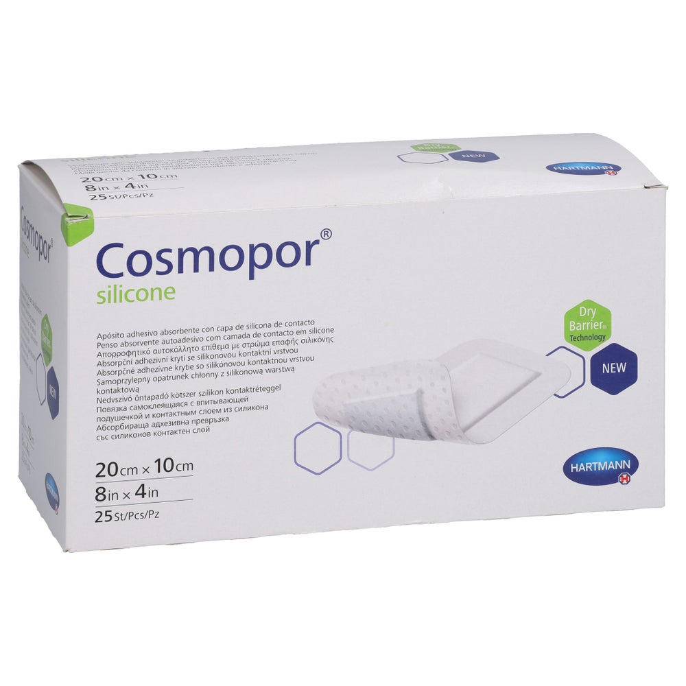 Cosmopor Silicone Wundverband 10x20 cm 25 St