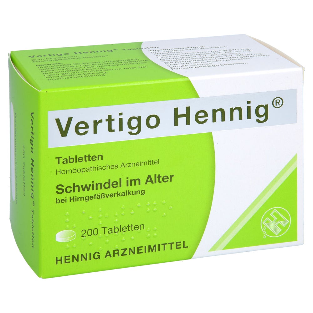 Vertigo Hennig Tabletten 200 St