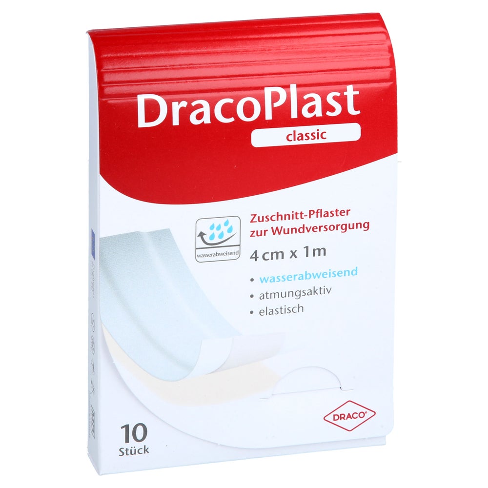Dracoplast Classic Pflaster 4 Cmx1 M Weiß 1 St