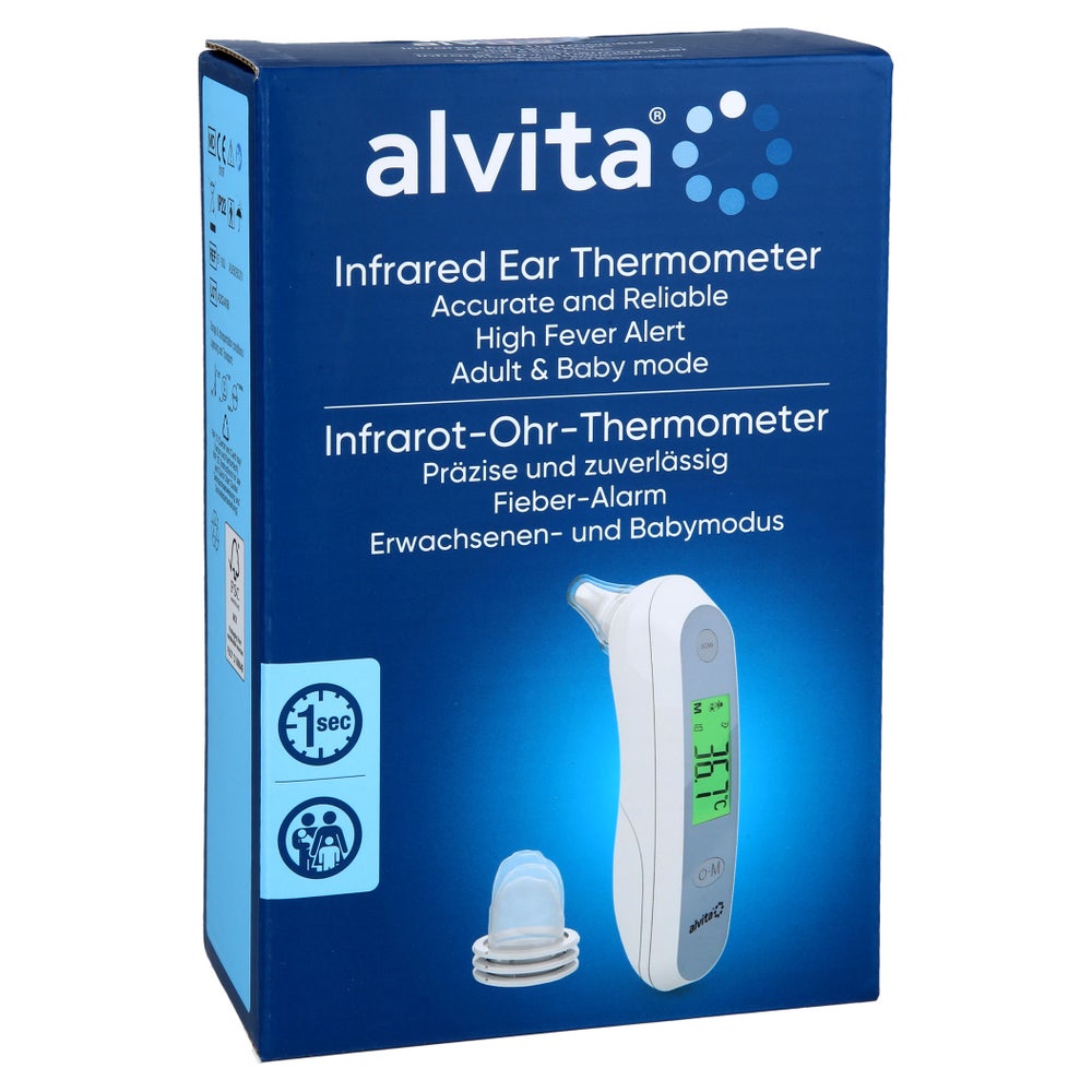 Alvita Infrarot-ohrthermometer 1 St