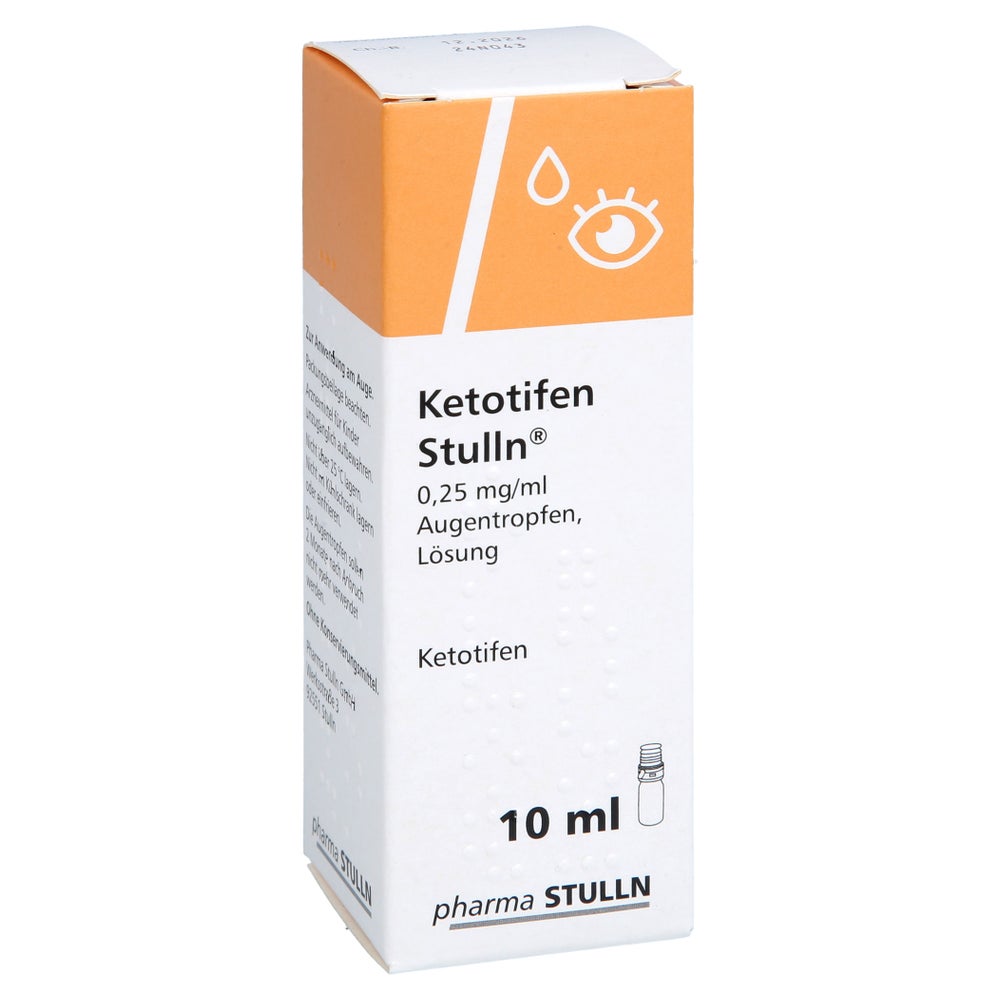 Ketotifen Stulln 0,25 Mg/ml Atr Lsg.unkonserviert 10 ml