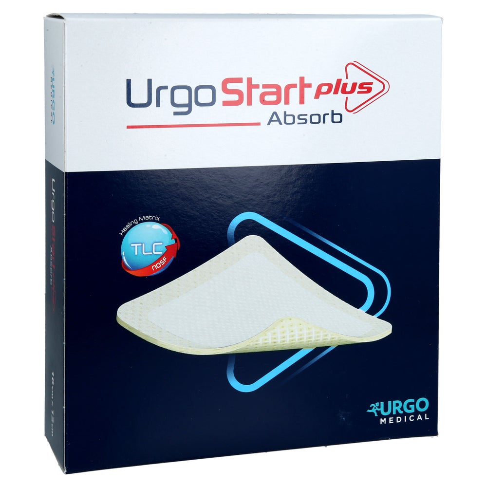 Urgostart Plus Absorb 10x12 Cm Wundauflage 10 St