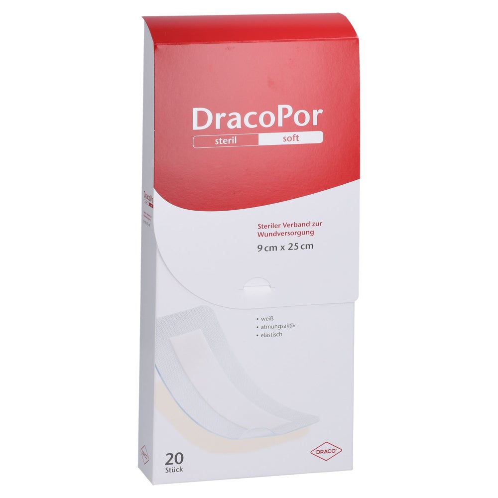 Dracopor Wundverband 9x25 Cm Steril 20 St