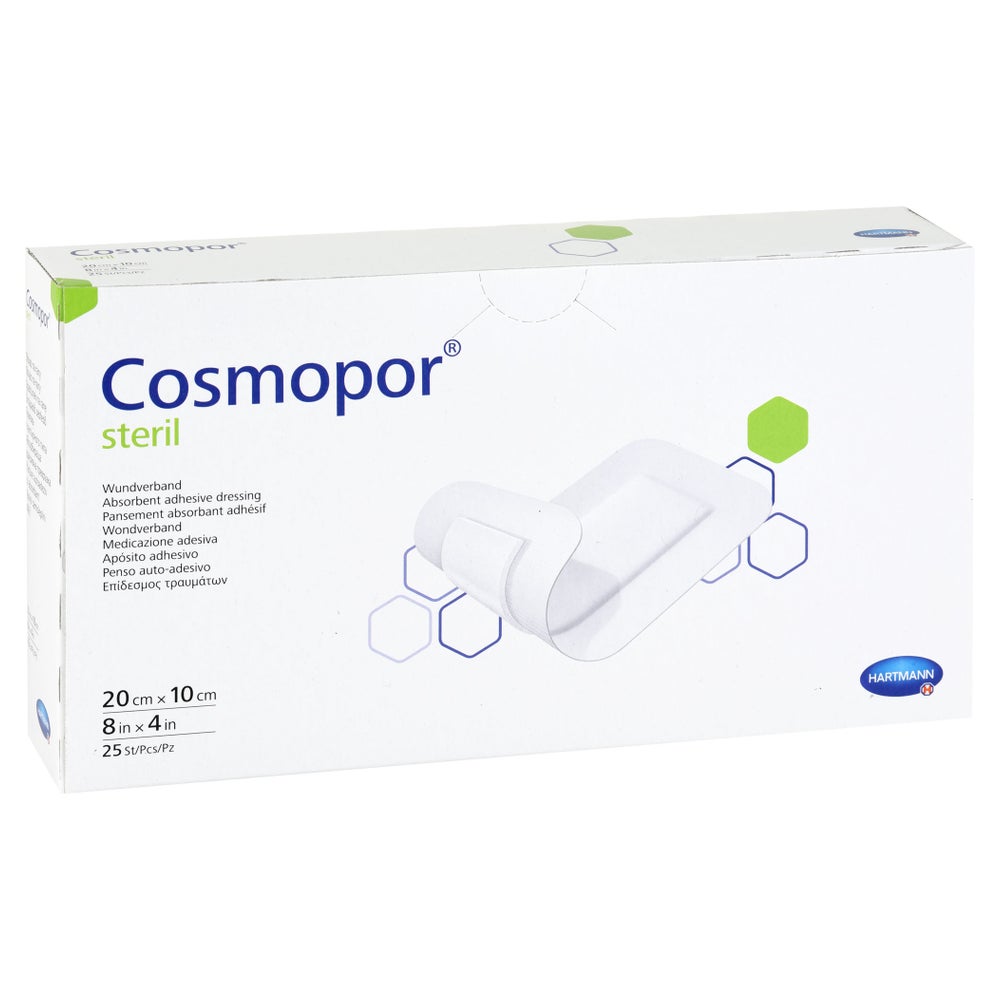 Cosmopor Steril Wundverband 10x20 Cm 25 St