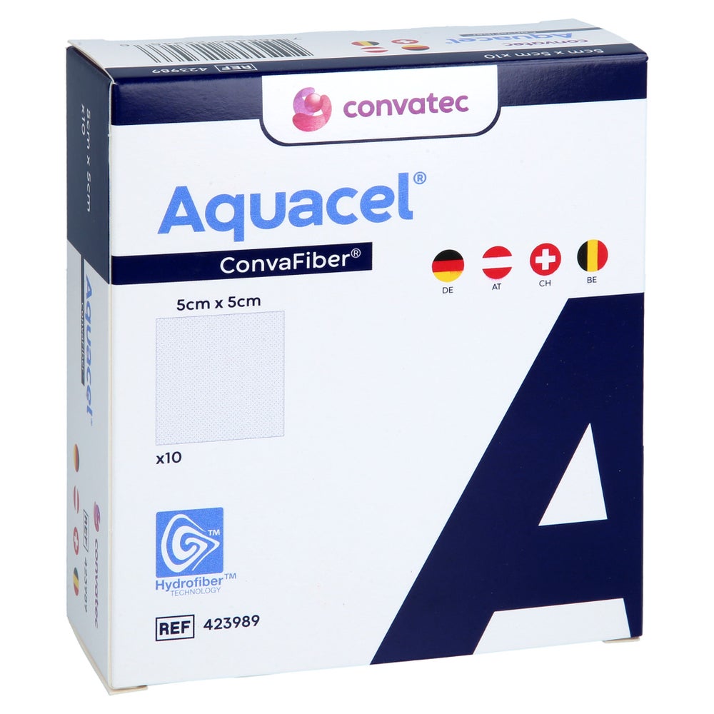 Aquacel Convafiber 5x5 Cm Verband 10 St